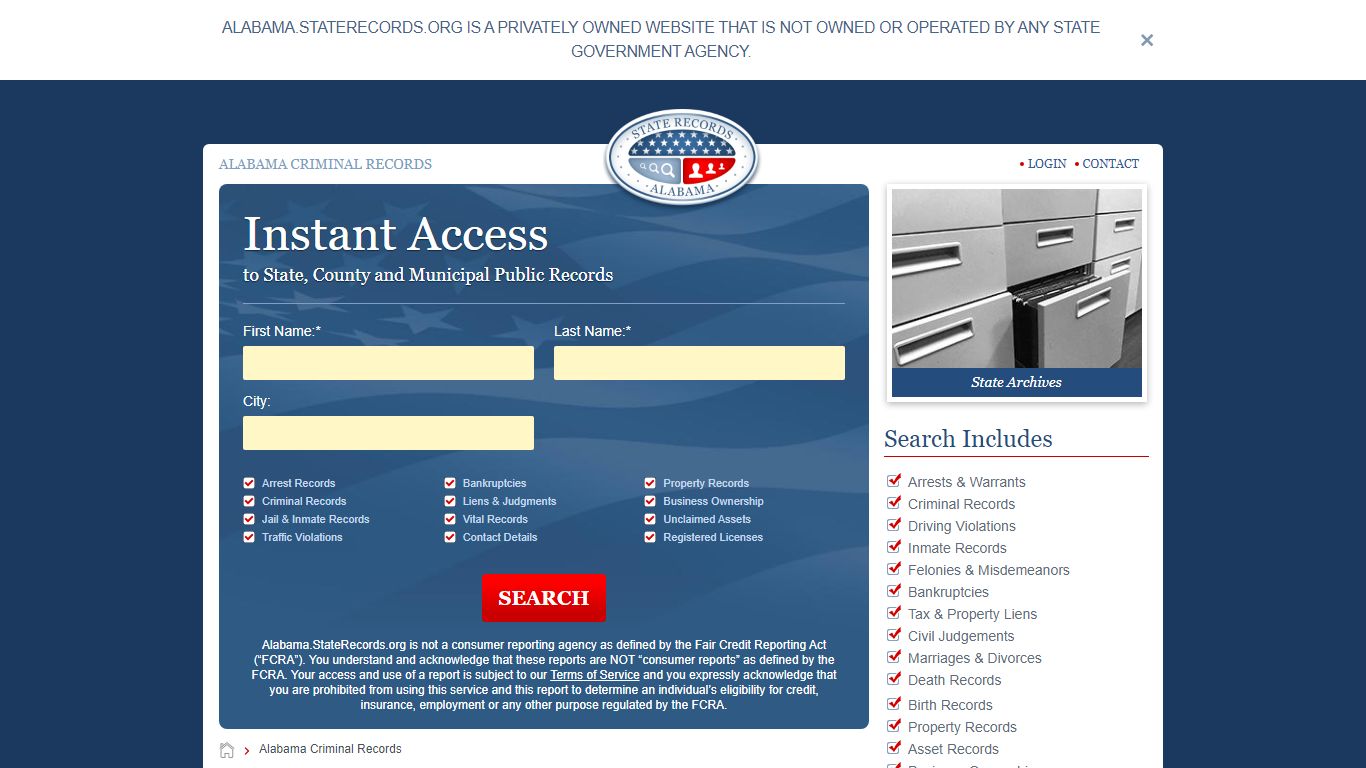 Alabama Criminal Records Online | StateRecords.org