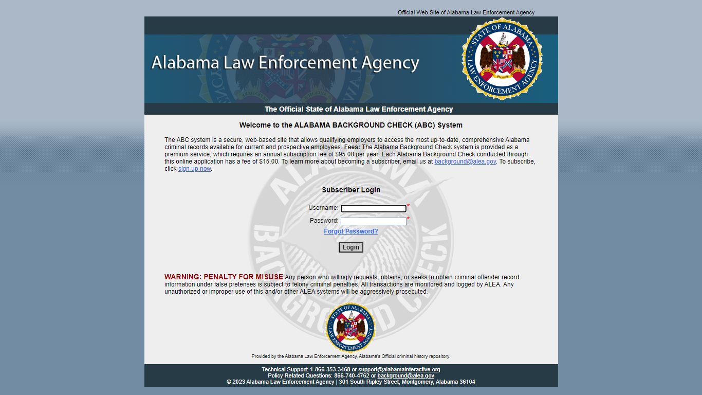 Alabama Background Check